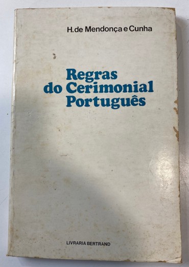 REGRAS DO CERIMONIAL PORTUGUÊS