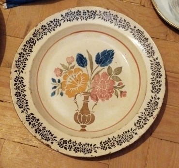 Prato «Jarra com flores»
