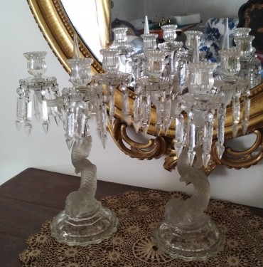 Par de candelabros 