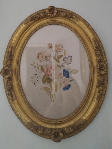 Moldura oval