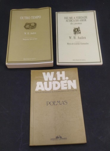 W.H.AUDEN - 3 PUBLICAÇÕES