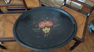 Tabuleiro oval de grandes dimensões 