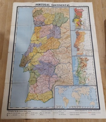 MAPA PORTUGAL CONTINENTAL