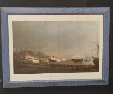 «Lançamento ao tejo de uma Nau e de uma fragata em 1789» - ALEXANDRE JEAN NOEL (1752-1834)