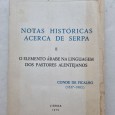 NOTAS HISTÓRICAS ACERCA DE SERPA E O ELEMENTO ÁRABE NA LINGUAGEM DOS PASTORES ALENTEJANOS