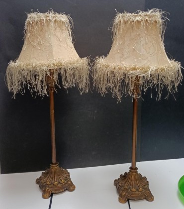 Par de candeeiros de mesa 