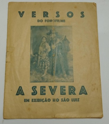 Versos do fonofilme «A Severa em exibição no São Luiz»