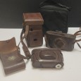 Lote de estojos de máquinas fotográficas 