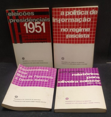 COMISSÃO DO LIVRO NEGRO SOBRE O REGIME FASCISTA - 4 PUBLICAÇÕES