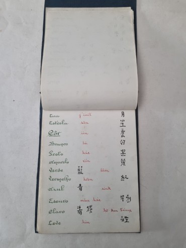 MANUSCRITO LINGUA CHINESA – PORTUGUÊS 