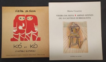 Dois livros «Vieira da Silva» e «Mário Cesariny»