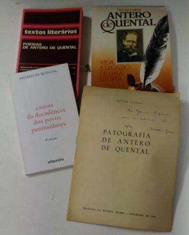 ANTERO DE QUENTAL - 4 PUBLICAÇÕES