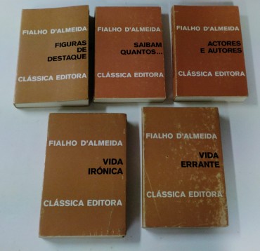 FIALHO D'ALMEIDA - 5 PUBLICAÇÕES