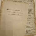 MANUSCRITO SÉC XVIII