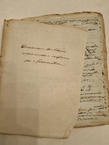 MANUSCRITO SÉC XVIII