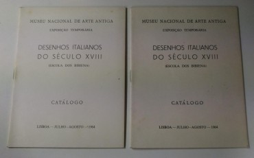 DESENHOS ITALIANOS DO SÉCULO XVIII - 2 PUBLICAÇÕS (IGUAIS)
