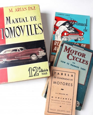 LIVROS SOBRE AUTOMÓVEIS e MOTAS