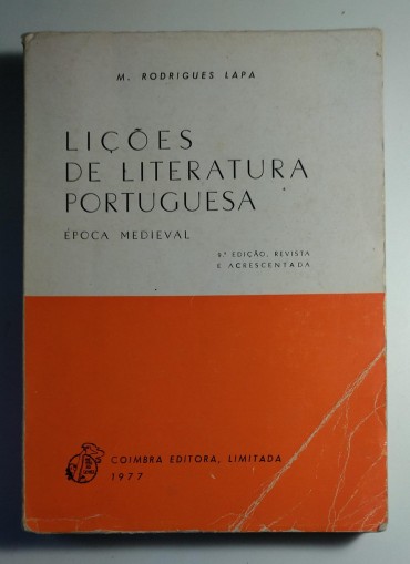 LIÇÕES DE LITERATURA PORTUGUESA ÉPOCA MEDIEVAL