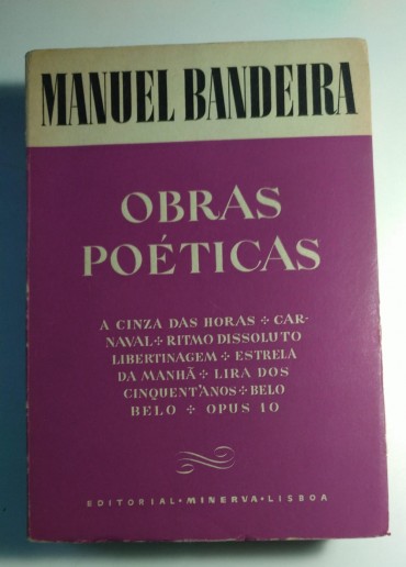 OBRAS POÉTICAS MANUEL BANDEIRA
