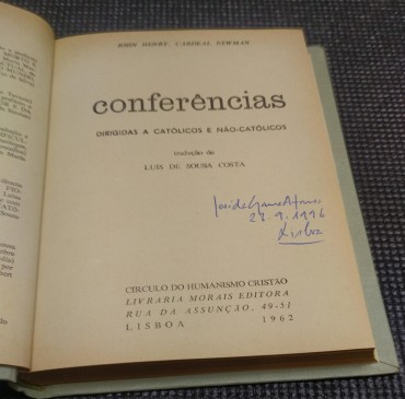 CONFERÊNCIAS Dirigidas a católicos e não católicos