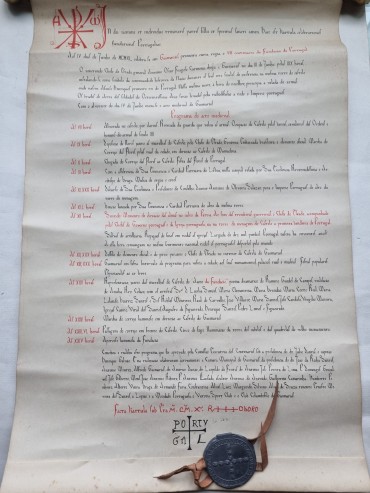 DIPLOMA FESTAS DO CENTENÁRIO 1940