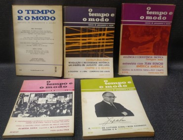 O TEMPO E O MODO - 5 PUBLICAÇÕES