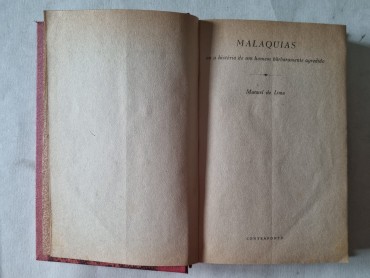 MALAQUIAS OU A HISTÓRIA DE UM HOMEM BÁRBARAMENTE AGREDIDO