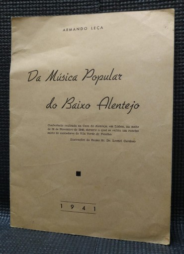 DA MUSICA POPULAR DO BAIXO ALENTEJO