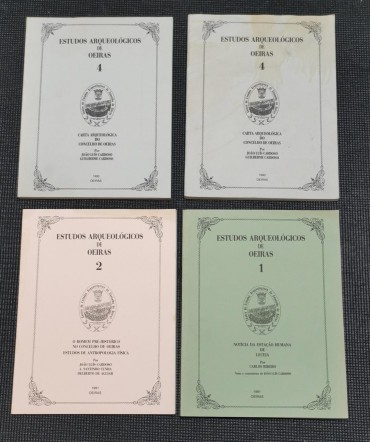 ESTUDOS ARQUEOLÓGICOS DE OEIRAS - 4 PUBLICAÇÕES
