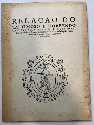 Relação do Lastimoso e Horrendo 
