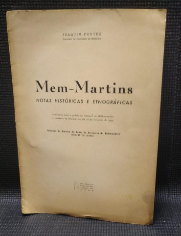 MEM-MARTINS Notas Históricas e Etnográficas
