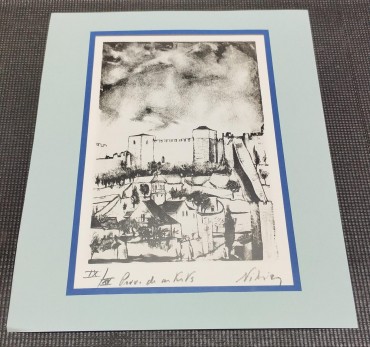«Paisagem com castelo» - NIKIAS SKAPINAKIS (1931-2020)