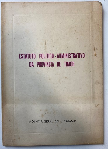 Estatuto Político - Administrativo da Província de Timor
