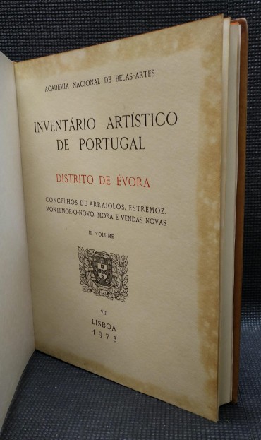 INVENTÁRIO ARTISTICO DE PORTUGAL - DISTRITO DE ÉVORA