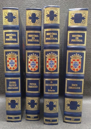 HISTÓRIA DE PORTUGAL - 4 VOLUMES