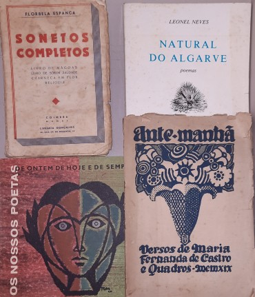 Quatro (4) Livros de Sonetos, Poemas e Versos