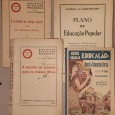 Quatro (4) Livros antigos escolares para educação	