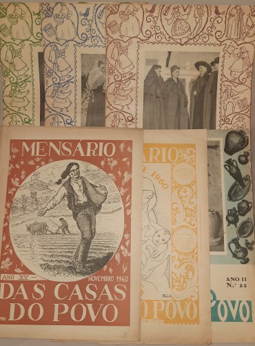 Cinco (5) Publicações Mensário Das Casas do Povo
