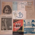 Conjunto de nove (9) Programas de Espetáculo