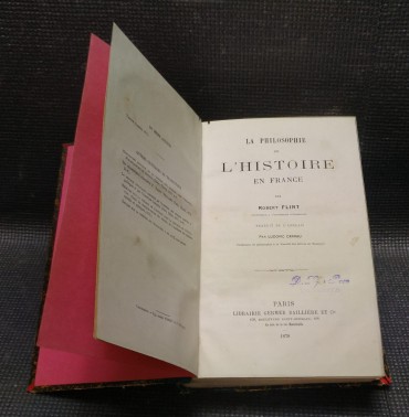 LA PHILOSOPHIE DE L'HISTOIRE EN FRANCE