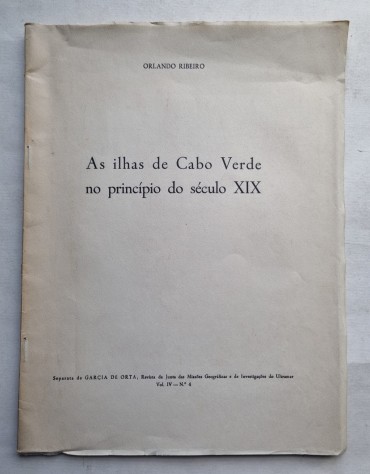 AS ILHAS DE CABO VERDE NO PRINCIPIO DO SÉCULO XIX 