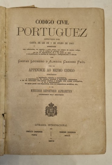 CODIGO CIVIL PORTUGUEZ