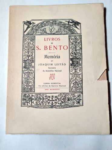 LIVROS DE S. BENTO