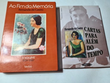 LIVROS FERNANDA DE CASTRO COM DEDICATÓRIA