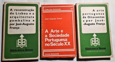 3 LIVROS JOSÉ AUGUSTO FRANÇA