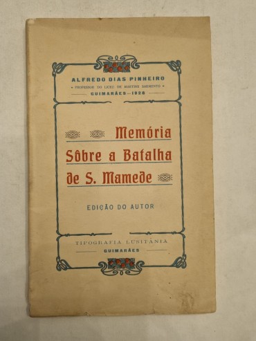 MEMÓRIA SOBRE A BATALHA DE S. MAMEDE