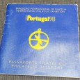 Passaporte filatélico «Portugal 98» com carimbos e selos de todos os países presentes