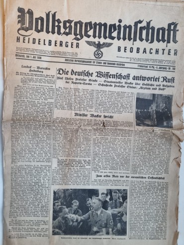 JORNAL NAZI - 1936
