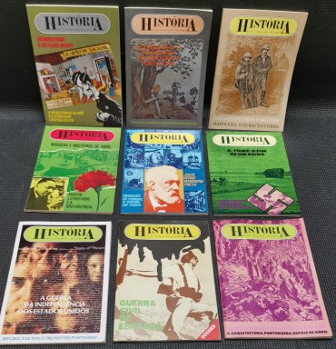 REVISTA HISTÓRIA - 9 PUBLICAÇÕES