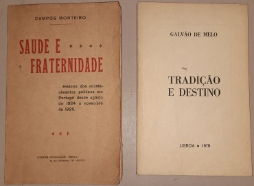 Dois (2) Livros de Literatura Politica	
